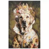 BØRSCOMPAGNIET Hund m/ krone 60x90cm