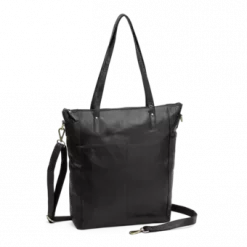 The Monte Tote skinnveske 16 " stor vertical svart
