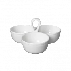 Bruka Design Snacksskål 3-delt CAPRI hvit