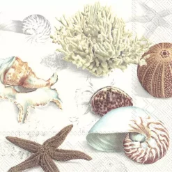 IHR lunchserviett 33x33cm, Clams at the beach
