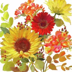 Ambiente Servietter Lunch SUNNY FLOWERS CREAM