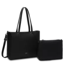 LYCKE Totebag CARINA svart m/innerveske