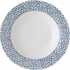 Laura Ashley tallerken dyp 22 cm Floris blå/hvit