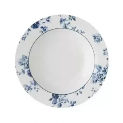 Laura Ashley tallerken dyp 22 cm rose blå/hvit