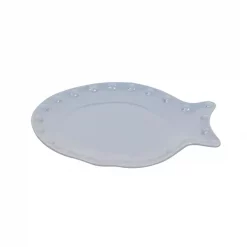 Mille Moi Fiskeservise FISK fisketallerken lysblå