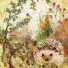 Ambiente Servietter kaffe AUTUMN HEDGEHOG