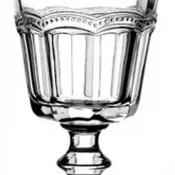 BC Vinglass klart mønstret glass 9x17cm