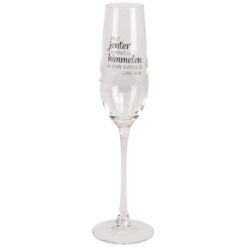 BC Champagneglass m/tekst  h:23