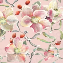 Ambiente Lunch Servietter Festive Grace pink