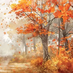 Ambiente kaffe Servietter Autumn Tree