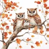 Ambiente kaffe Servietter Family of Owls