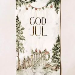 Trend Serviett buffet Landskap "god jul"