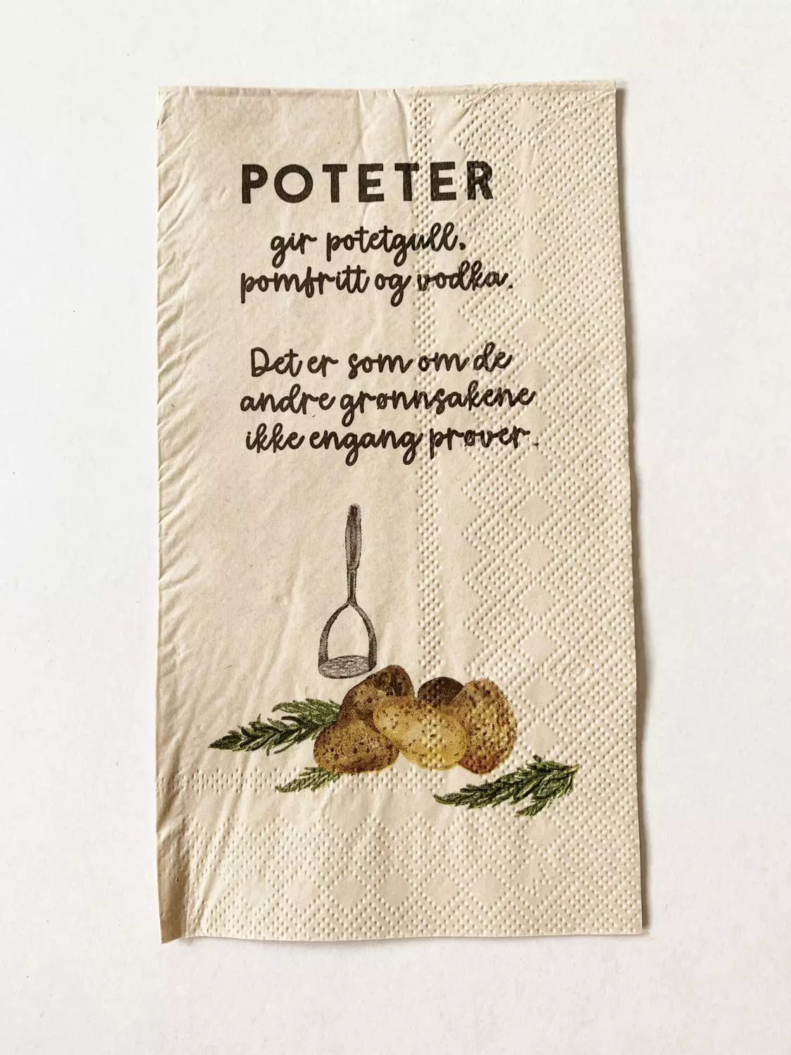 Trend Buffet Servietter «Poteter»