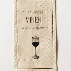 Trend Buffet Servietter  «Og så hvisket vinen»