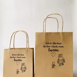 Gavepose M 20x25cm "Det er ikke hva du har i livet ,men hvem"