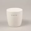 Søgne Hvit Big "my cup of tea" krus med hank 11x11 cm