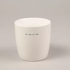 Søgne Hvit Big "my cup of tea" krus med hank 11x11 cm