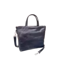 The Monte Handbag 13,3" large i skinn, svart