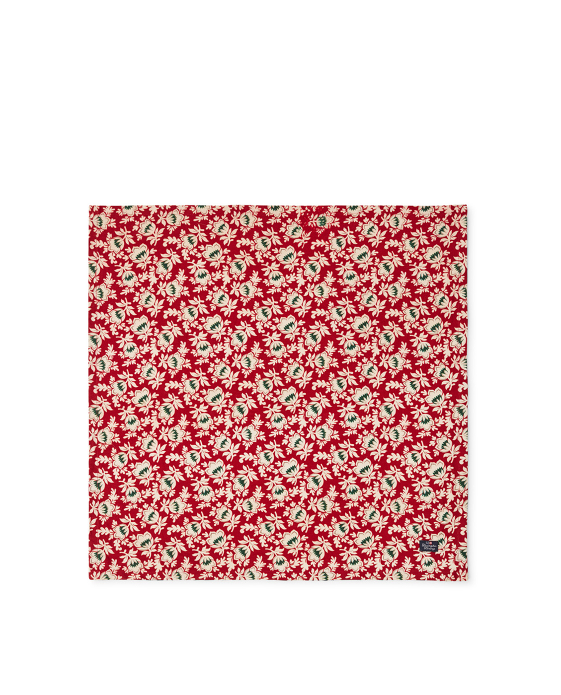 Lexington Serviett rød med blomster 50x50