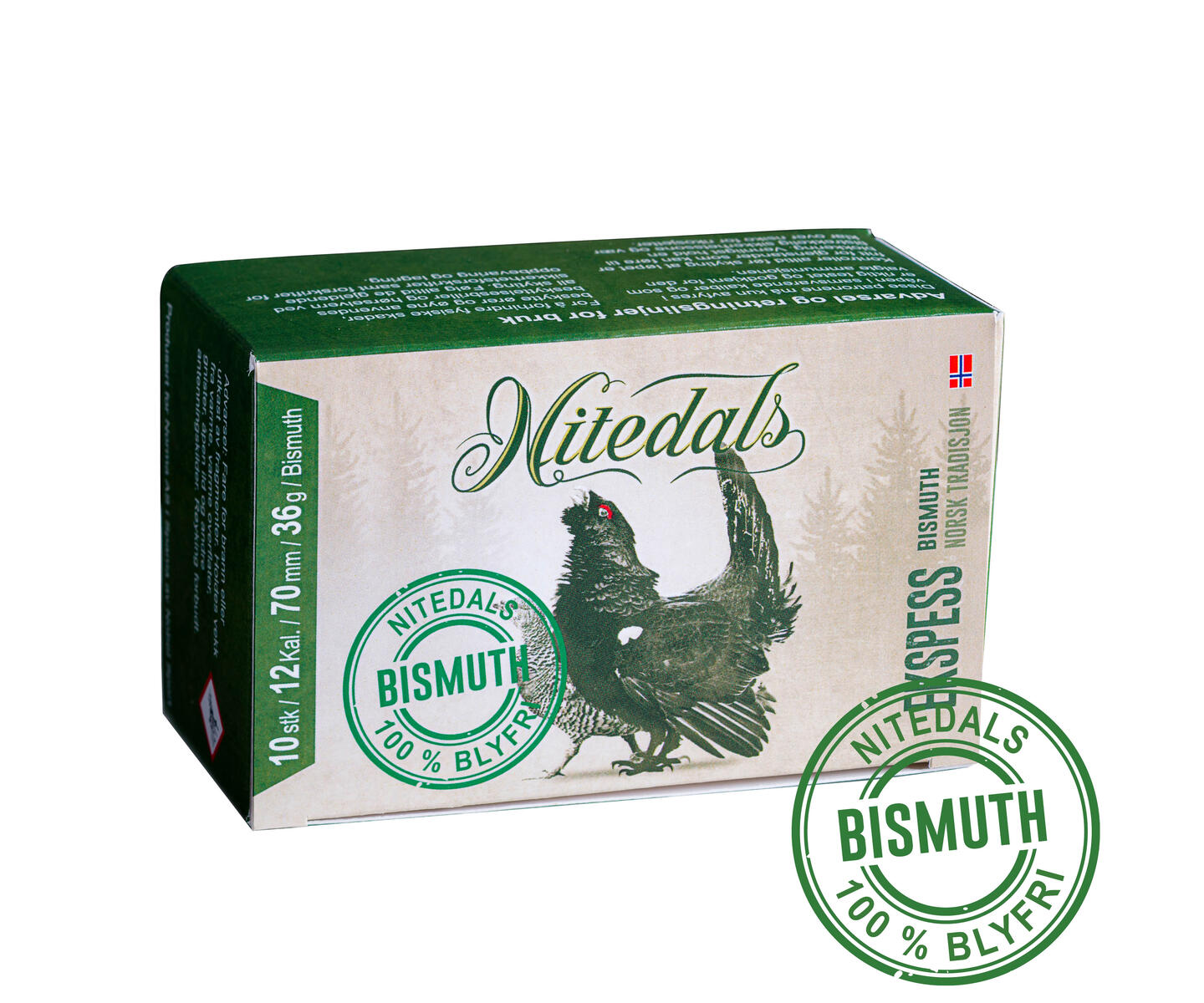 Nitedals Ekspress Bismuth 12/70 US2 36 g