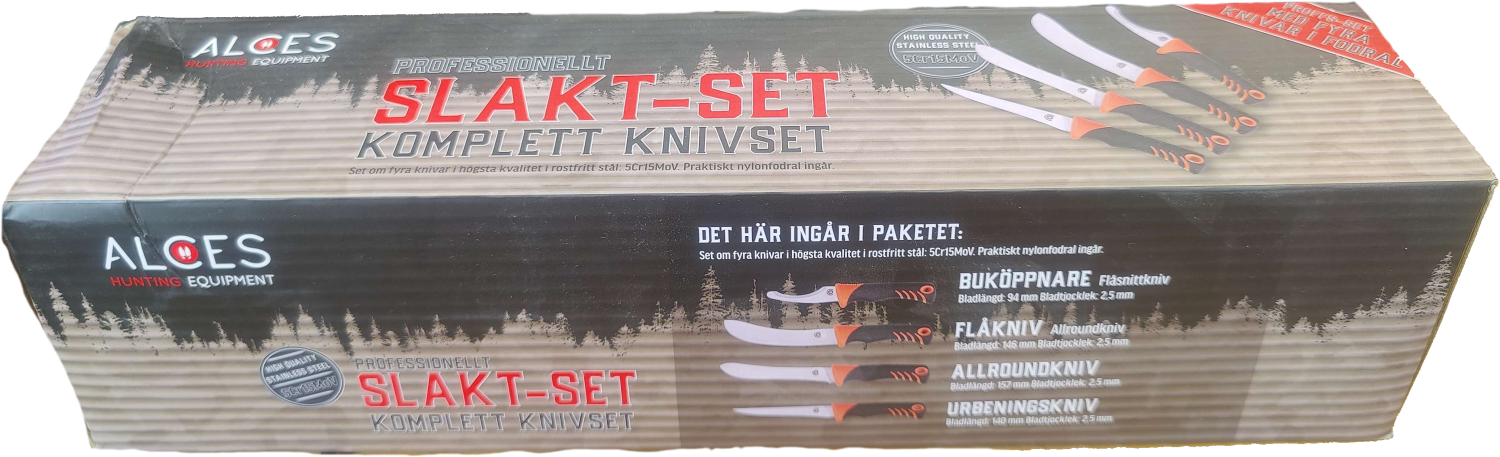 Alces slaktset 4-delar