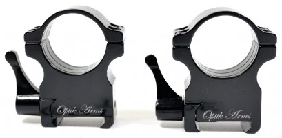 Optik Arms Weaver rings 34mm hurtigutløser
