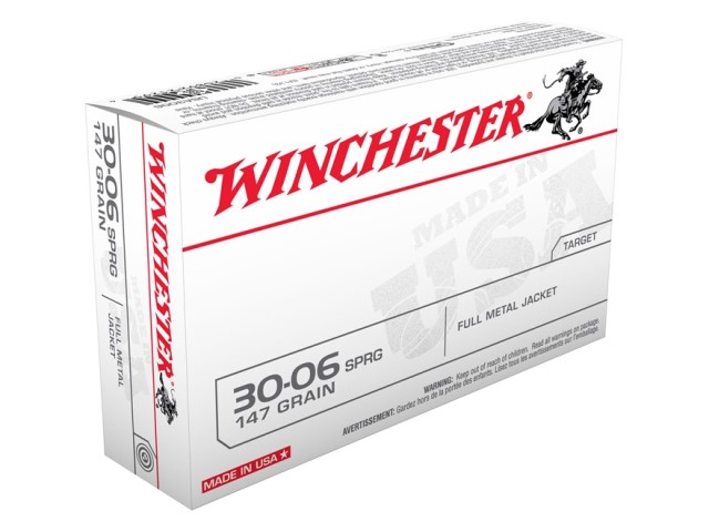 Winch. .30-06 FMJ 147 gr.(20/200)