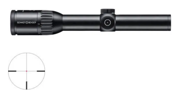 SCHMIDT & BENDER EXOS 1-8×24 FD7 30MM ASV II