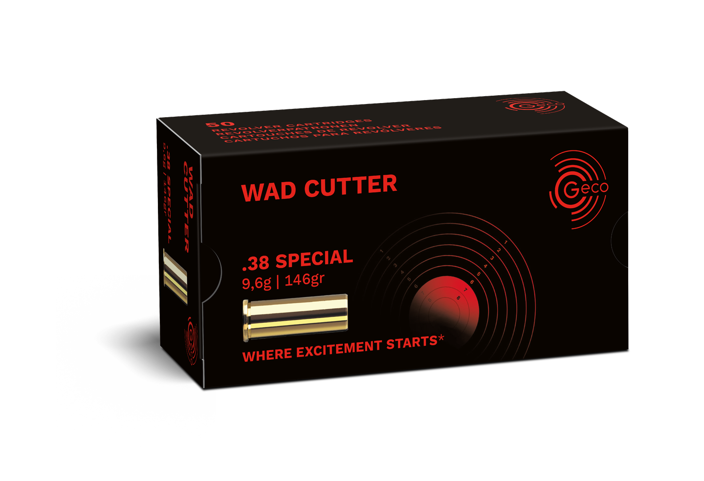 GECO .38 Special 146gr Wad Cutter
