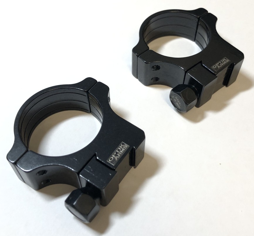 Optik Arms Roll-off rings CZ455 30mm, hurtigutløser