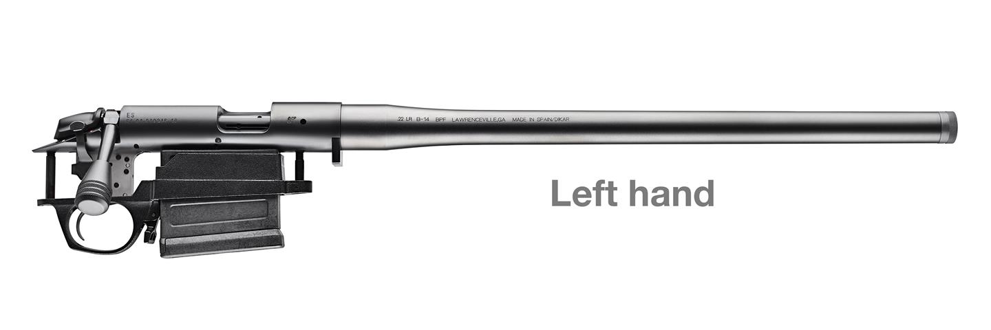 Bergara B14 Rimfire Barrel Action LH Steel, 46cm løp, gjenget 1/2-28, u/sikte