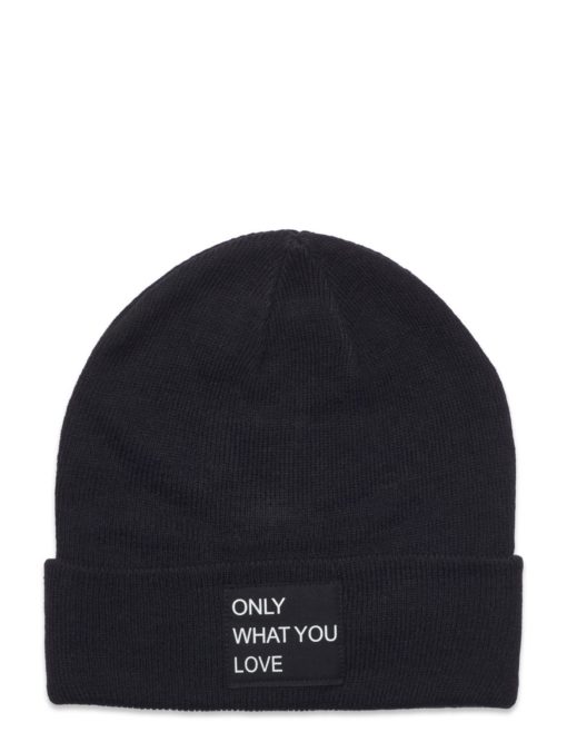 NewMadison Logo Beanie, sort