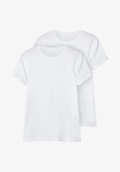 T-shirt slim , Brigth white