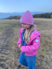 Thea Quilted Jacket Super Pink