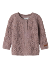 Wrilla wool cardigan, Purple Dove