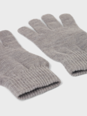 Wholla wool gloves, Grey melange