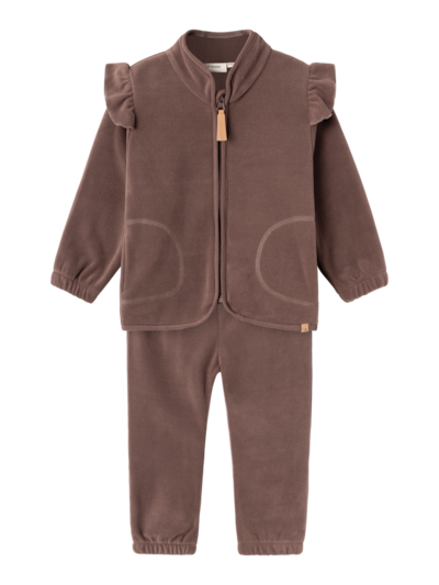 Laspektera fleece set, Peppercorn