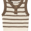 Knit Vest Stripe, Birch