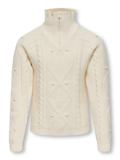 Katia Half zip, Whitecap