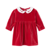 Rinna Ls Vel Dress, Jester Red