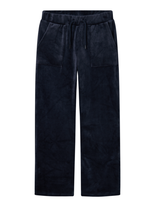 Sulone velour pant, Dark Sapphire