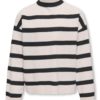 Ama stripe loose, Birch/Black