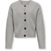 Katia short cardigan, Light Grey Melange