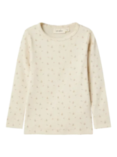 Gago slim top, Turtledove/flower