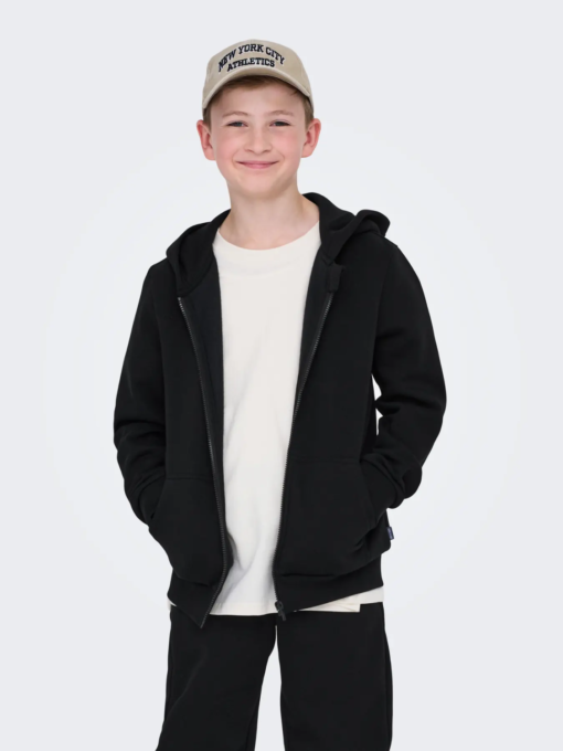Ceres zip hoodie, Black