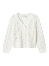 Tana knit card, Bright White