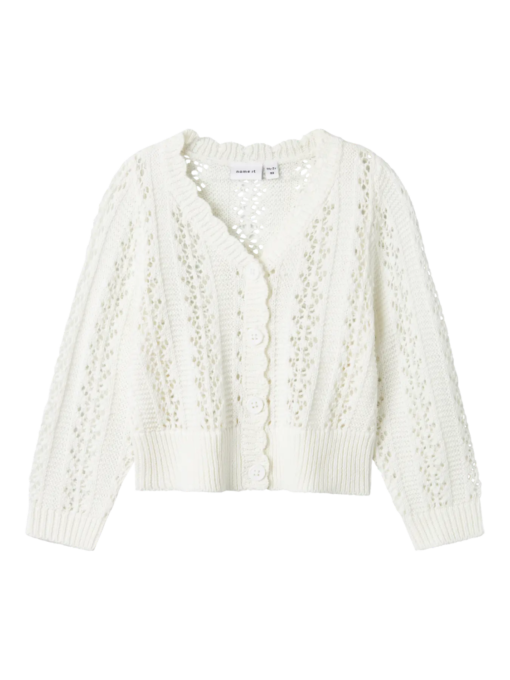 Tana knit card, Bright White