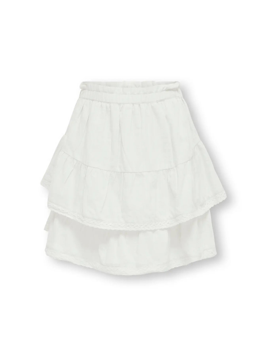 Esther ladder skirt, Cloud dancer