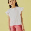 Hrejaline short top, Lucent White