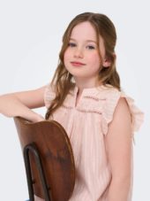 Camille top, Mauve Chalk